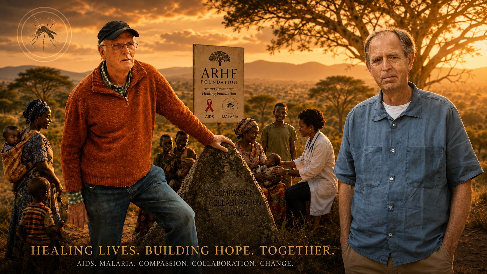 ARHF Africa Peter Cahppell and Harry van der Zee