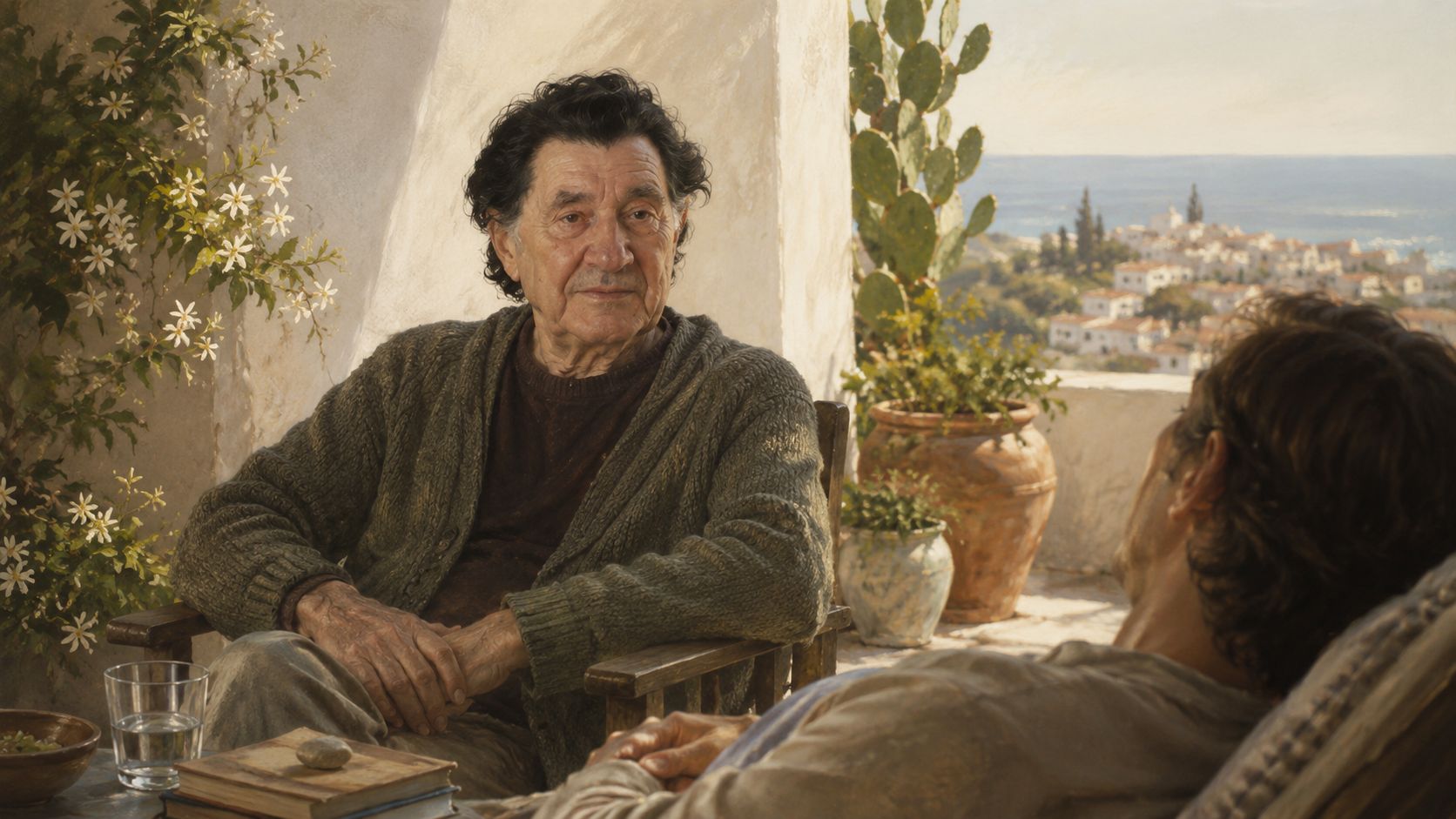 Stephanos Is Not the One Who Heals: Daskalos and the Image of the Human Being in Fire in the Heart